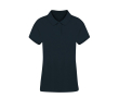 Polo femme 100% coton Ring Spun avec 2 boutons 220 g/m² couleur bleu ultramarine