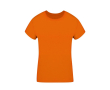 T-shirt femme 100% coton peigné Ring Spun 160 g/m² couleur orange