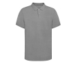 Polo unisexe 100% coton Ring Spun avec 2 boutons 220 g/m² couleur gris