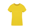 T-shirt femme 100% coton peigné Ring Spun 160 g/m² couleur jaune