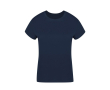 T-shirt femme 100% coton peigné Ring Spun 160 g/m² couleur bleu marine
