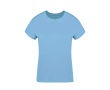 T-shirt femme 100% coton peigné Ring Spun 160 g/m² couleur bleu ciel