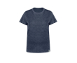T-shirt femme en coton recyclé et RPET 150 g/m² couleur bleu marine