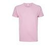 T-shirt basique à imprimer avec le logo couleur rose pastel