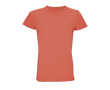 T-shirt éco pour cadeaux d'entreprise couleur orange fluorescent