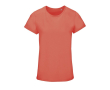 T-shirt cadeau en 100% coton bio couleur orange fluorescent