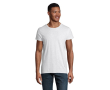 T-shirts durables avec logo à offrir couleur gris clair chiné