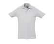 Polo avec logo pour la publicité couleur gris clair chiné
