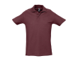 Polo avec logo pour la publicité couleur bordeaux