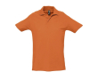 Polo avec logo pour la publicité couleur orange