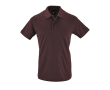 Polo floqué 100% coton pour marque couleur rouge désaturé