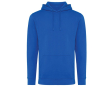 Sweat capuche personnalisé en coton organique slim fit 340g/m2 Iqoniq couleur bleu roi