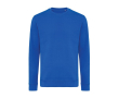 Sudadera cuello redondo de algodón eco casual fit 340 g/m2 Iqoniq couleur bleu roi