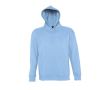 Sweat à capuche unisexe avec logo en molleton épais 320g/m2 SOL'S Slam couleur bleu pastel