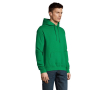 Sweat à capuche unisexe avec logo en molleton épais 320g/m2 SOL'S Slam couleur vert