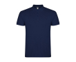 Polo en tricot piqué 100% coton pour enfants 200 g/m² Roly couleur bleu marine