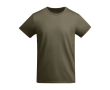 T-shirt en coton biologique en tricot pour enfants 175 g/m² Roly couleur vert militaire
