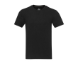T-shirt unisexe en coton et polyester recyclé 160 g/m² Elevate NXT couleur noir