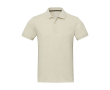 Polo unisexe en coton et polyester recyclé 200 g/m² Elevate NXT couleur ivoire