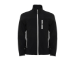 Veste softshell en polyester pour homme 300 g/m² Roly couleur noir