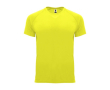 T-shirt technique 100% polyester pour homme 135 g/m² Roly couleur jaune fluorescent