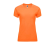 T-shirt technique 100% polyester pour femme 135 g/m² Roly couleur orange fluorescent