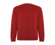 Pull unisexe en coton biologique et polyester recyclé 300 g/m² Roly couleur rouge