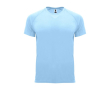 T-shirt technique 100% polyester pour enfants 135 g/m² Roly couleur bleu ciel