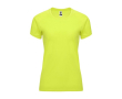 T-shirt technique 100% polyester pour femme 135 g/m² Roly couleur jaune fluorescent