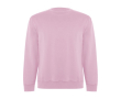 Pull unisexe en coton biologique et polyester recyclé 300 g/m² Roly couleur rose clair 