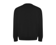 Pull unisexe en coton biologique et polyester recyclé 300 g/m² Roly couleur noir