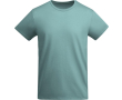 T-shirt en coton biologique en tricot pour homme 175 g/m² Roly couleur bleu lagon