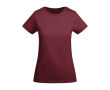 T-shirt en coton biologique en tricot pour femme 175 g/m² Roly couleur bordeaux