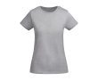 T-shirt en coton biologique en tricot pour femme 175 g/m² Roly couleur gris clair chiné