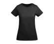 T-shirt en coton biologique en tricot pour femme 175 g/m² Roly couleur noir