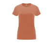 T-shirt 100% coton en tricot pour femme 170 g/m² Roly couleur marron orangé