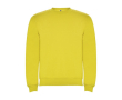 Pull unisexe en coton et polyester en tricot 280 g/m² Roly couleur jaune
