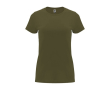 T-shirt 100% coton en tricot pour femme 170 g/m² Roly couleur vert militaire