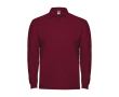 Polo pour homme en 100% coton en tricot piqué 220 g/m² Roly couleur bordeaux