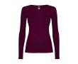 T-shirt pour femme en 100% coton en tricot 160 g/m² Roly couleur bordeaux