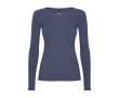 T-shirt pour femme en 100% coton en tricot 160 g/m² Roly couleur bleu jean