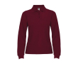 Polo en tricot piqué 100% coton pour femme 220 g/m² Roly couleur bordeaux