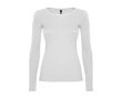 T-shirt pour femme en 100% coton en tricot 160 g/m² Roly couleur blanc