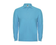 Polo pour homme en 100% coton en tricot piqué 220 g/m² Roly couleur turquoise