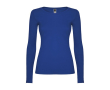 T-shirt pour femme en 100% coton en tricot 160 g/m² Roly couleur bleu roi