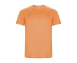 T-shirt technique en 50% polyester recyclé pour homme 135 g/m² Roly couleur orange fluorescent