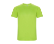 T-shirt technique en 50% polyester recyclé pour homme 135 g/m² Roly couleur vert fluorescent
