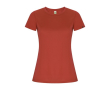 T-shirt technique en 50% polyester recyclé pour femme 135 g/m² Roly couleur rouge
