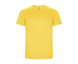 T-shirt technique en 50% polyester recyclé pour homme 135 g/m² Roly couleur jaune