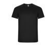 T-shirt technique en 50% polyester recyclé pour enfants 135 g/m² Roly couleur noir